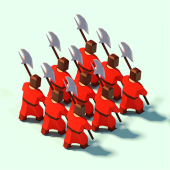 Idle Siege: War simulator game Logo