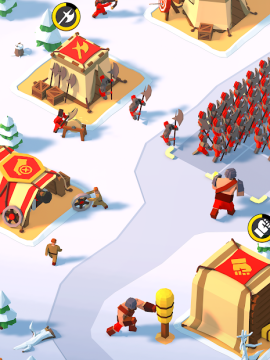 Idle Siege: War simulator game
