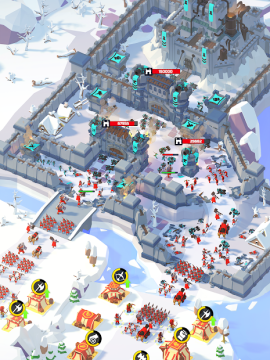 Idle Siege: War simulator game
