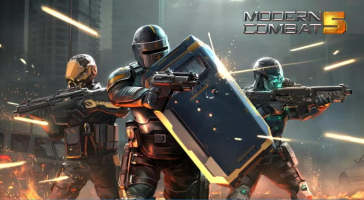 Modern Combat 5 logo